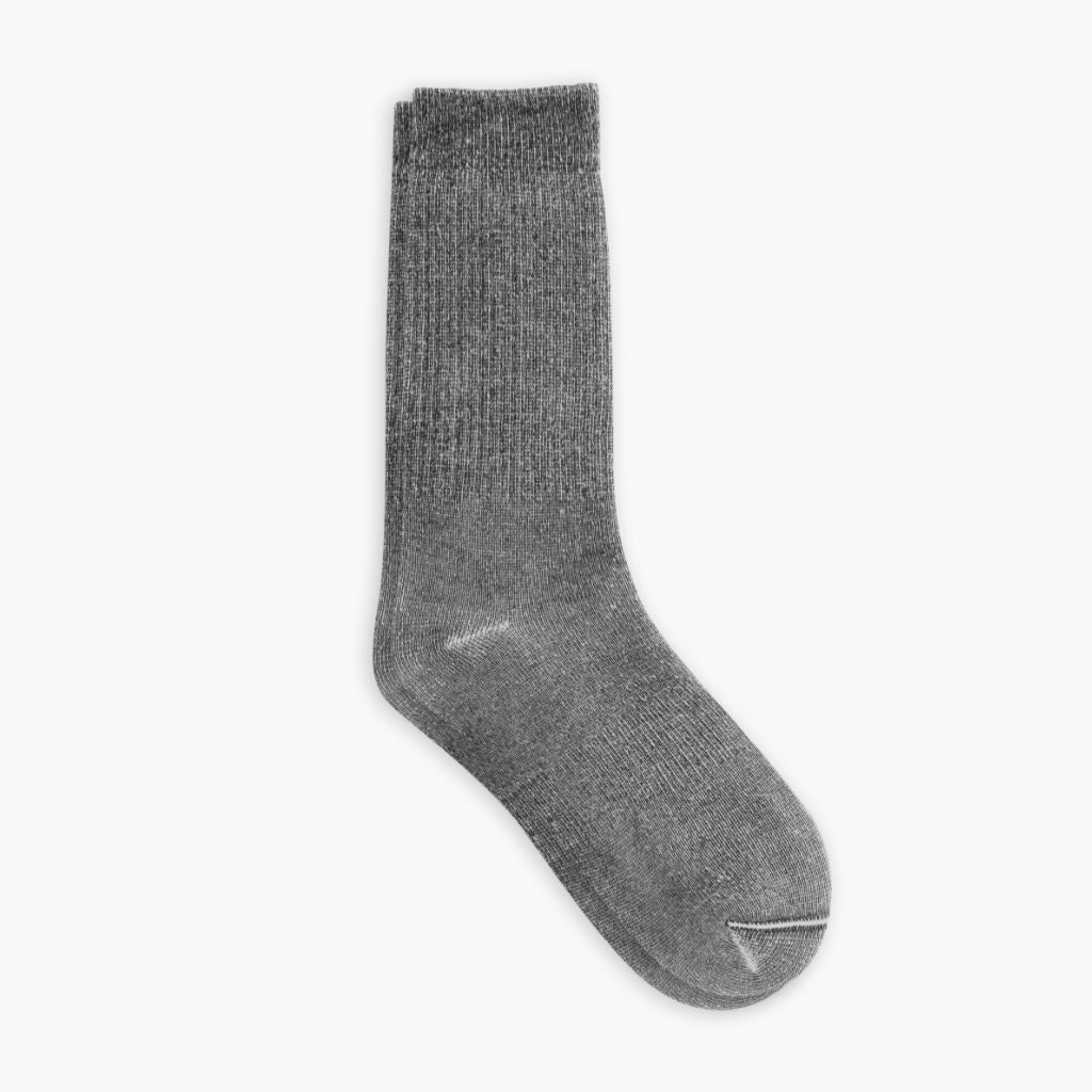 1024x1024-CabinWoolSocks-Black-091624-1 Men's Wool Cabin Sock | Black - Image 1