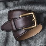 Women's Classic Leather Belt | Brown - Image 7