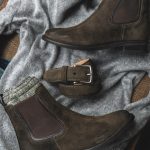 Women's Classic Leather Belt | Dark Olive Suede - Image 6
