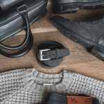 Men's Classic Leather Belt | Shadow Grey - Image 6