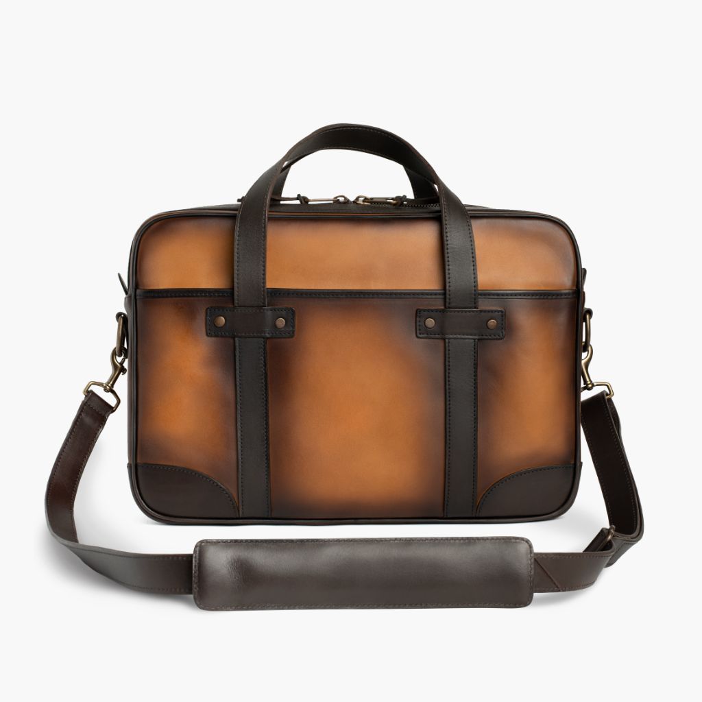 1024x1024-CommuterBag-BurnishedToffee-032123-FrontStrap2 Commuter Bag | Burnished Toffee - Image 1