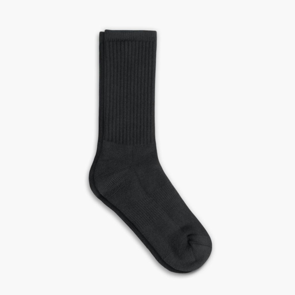 1024x1024-CottonCrewSock-Charcoal-101223-1_97a0d81a-9237-4718-8e35-0d0b105f1a29 Women's Cotton Crew Sock | Charcoal - Image 1