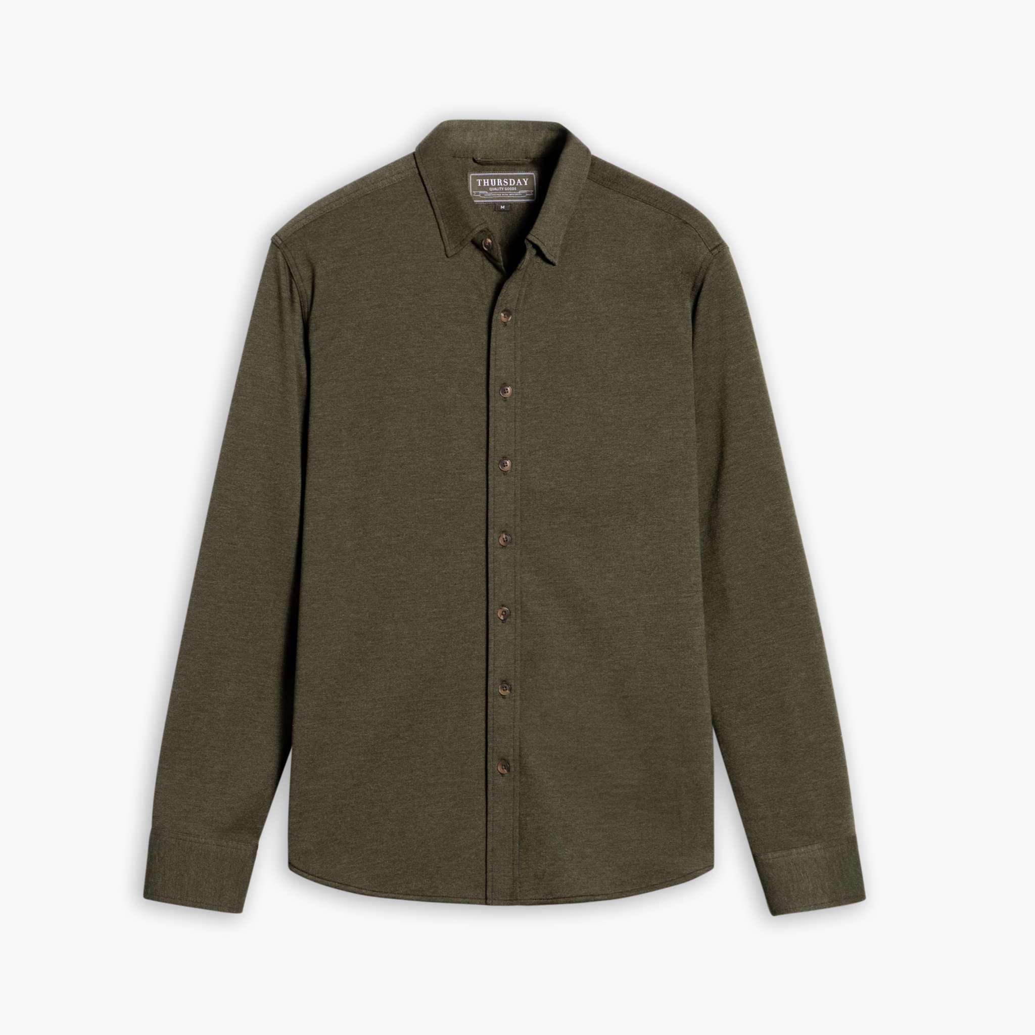 1024x1024-EverydayShirt-Olive-080724-Front-2x Everyday Button-Down Shirt | Olive - Image 1
