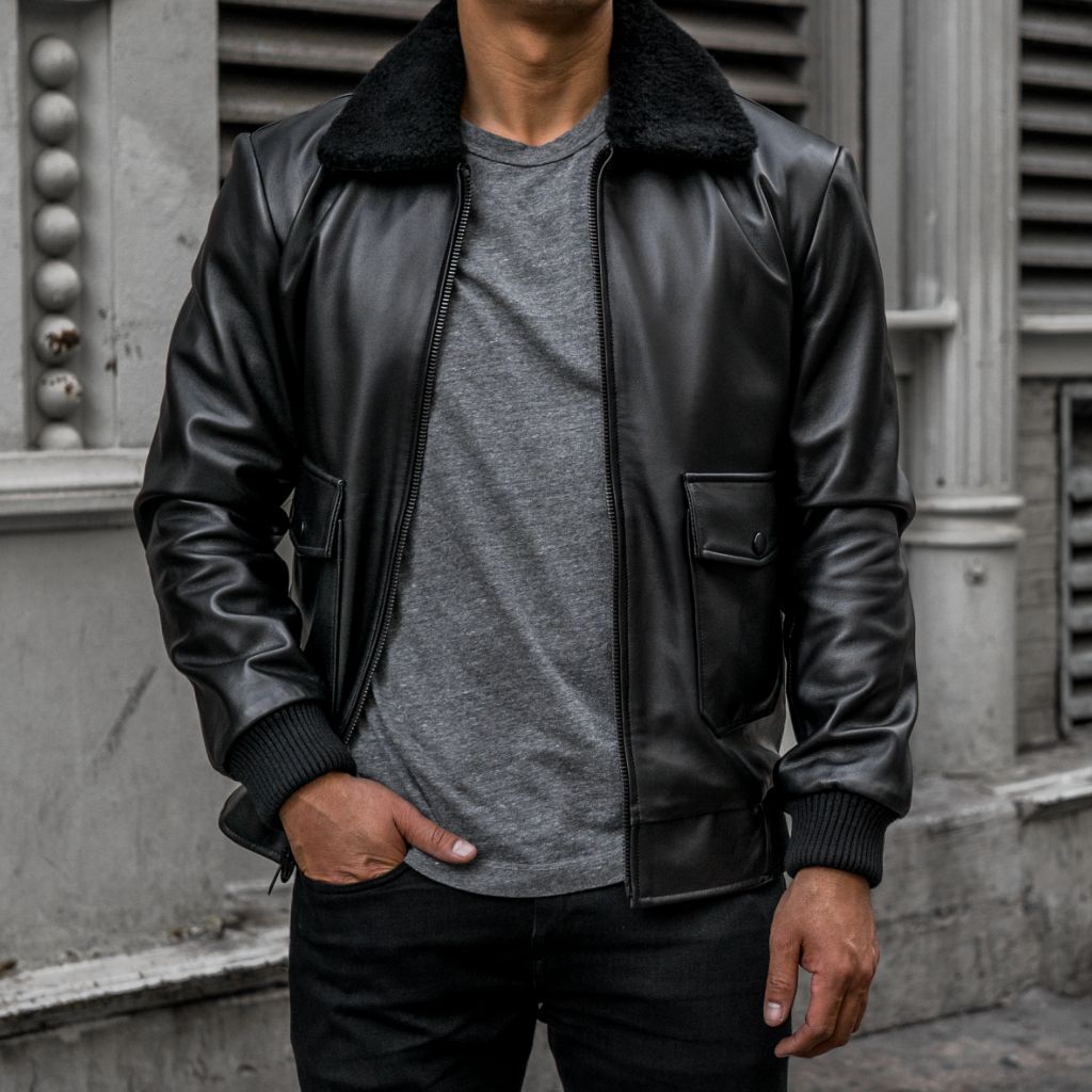 1024x1024-Flight-Black-012022-1 Flight Jacket | Black - Image 1