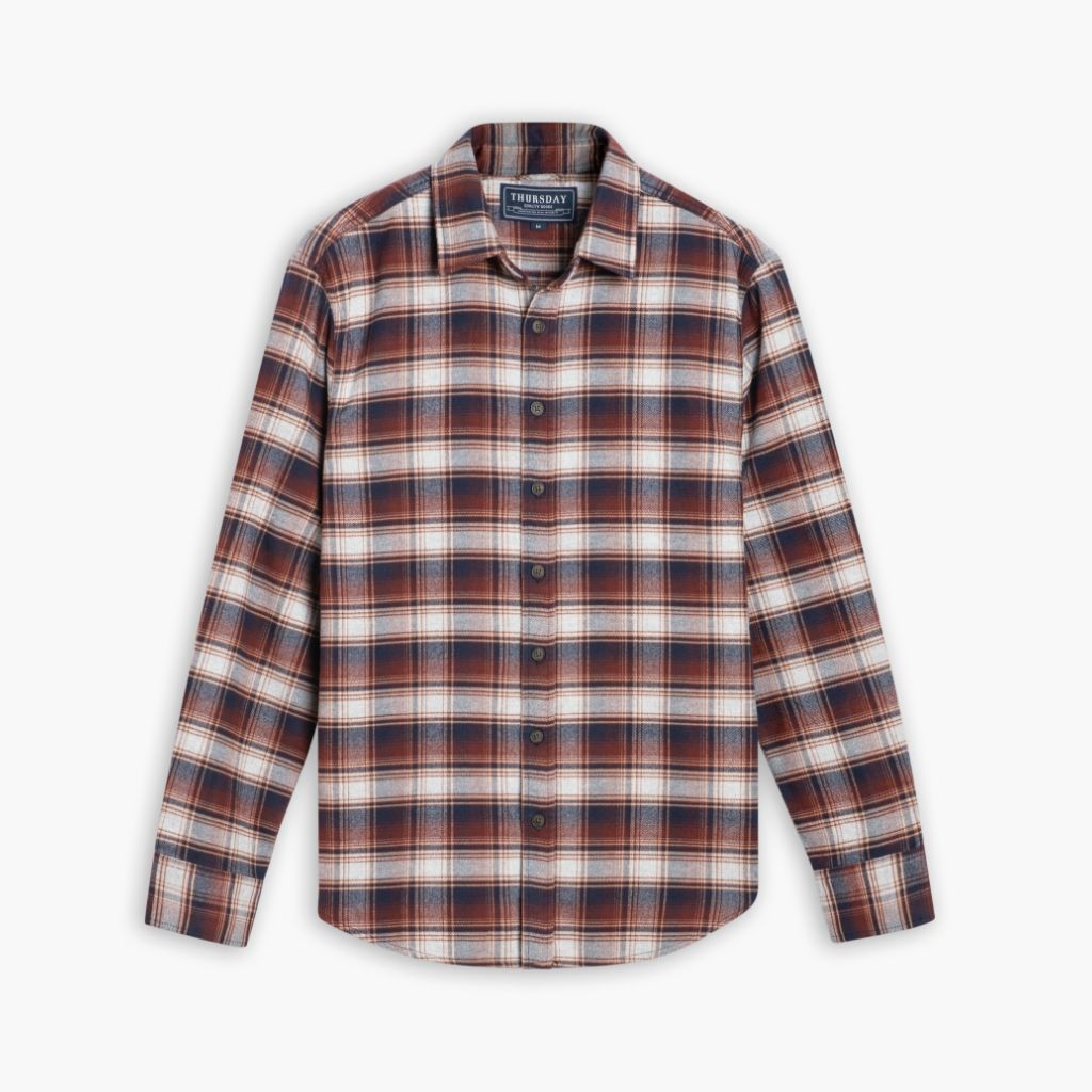 1024x1024-ForeverFlannel-Merlot-091024-Front Forever Flannel Shirt | Merlot - Image 1