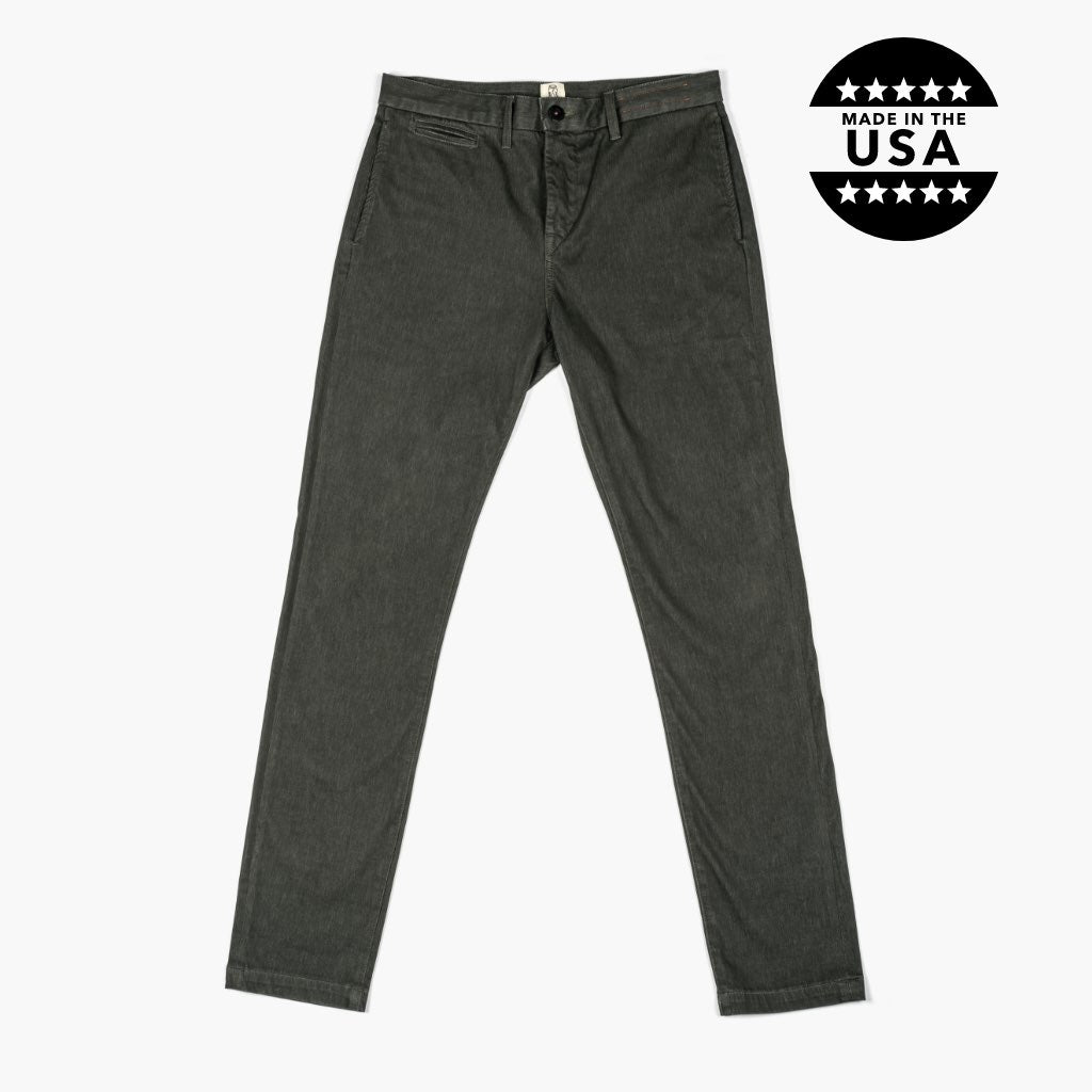 1024x1024-Kato-Axe-MilitaryGreen-Front-LB-Icon-080421 Kato Axe Slim Fit Chinos | Military Green - Image 1