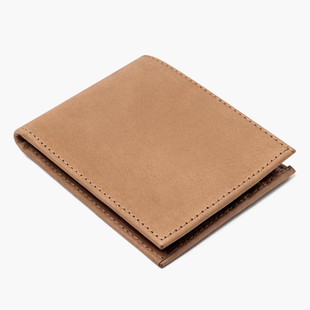 1024x1024-Men-BifoldWallet-NaturalVachetta-042825-Closed Bifold Wallet | Natural Vachetta - Image 1