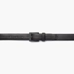 Men's Classic Leather Belt | Black Matte - Image 2