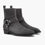 [S] Harness | Grey Suede