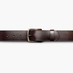 Men's Heritage Leather Belt | Brown - Image 2