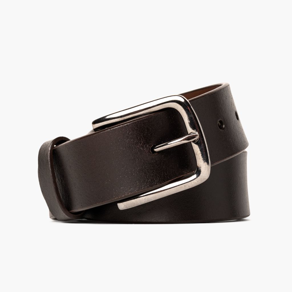 1024x1024-Men-Heritage-Cacao-072623-Rolled Men's Heritage Leather Belt | Cacao - Image 1