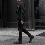 [S] Motorcycle Jacket | Black Matte - Image 3