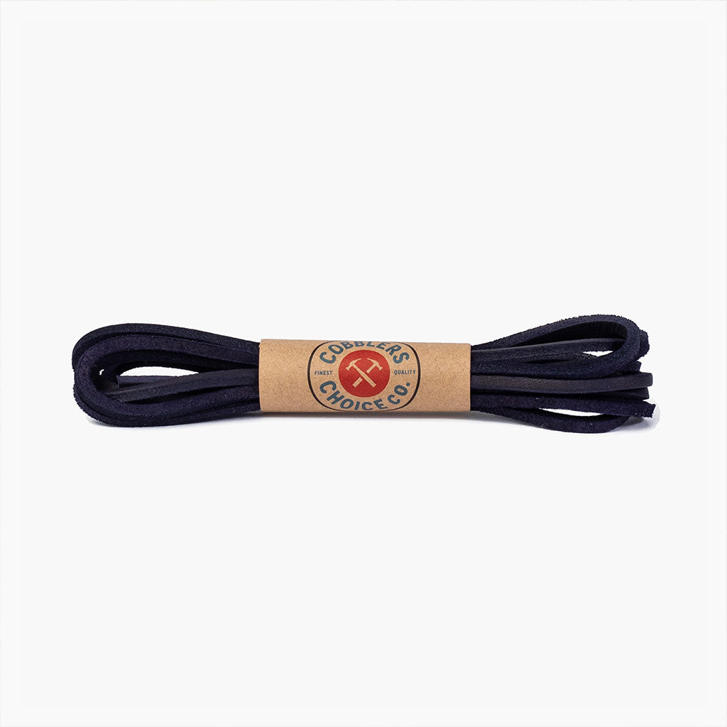1024x1024-Men-LeatherLace-Indigo-LB1 Leather Laces | Indigo - Image 1