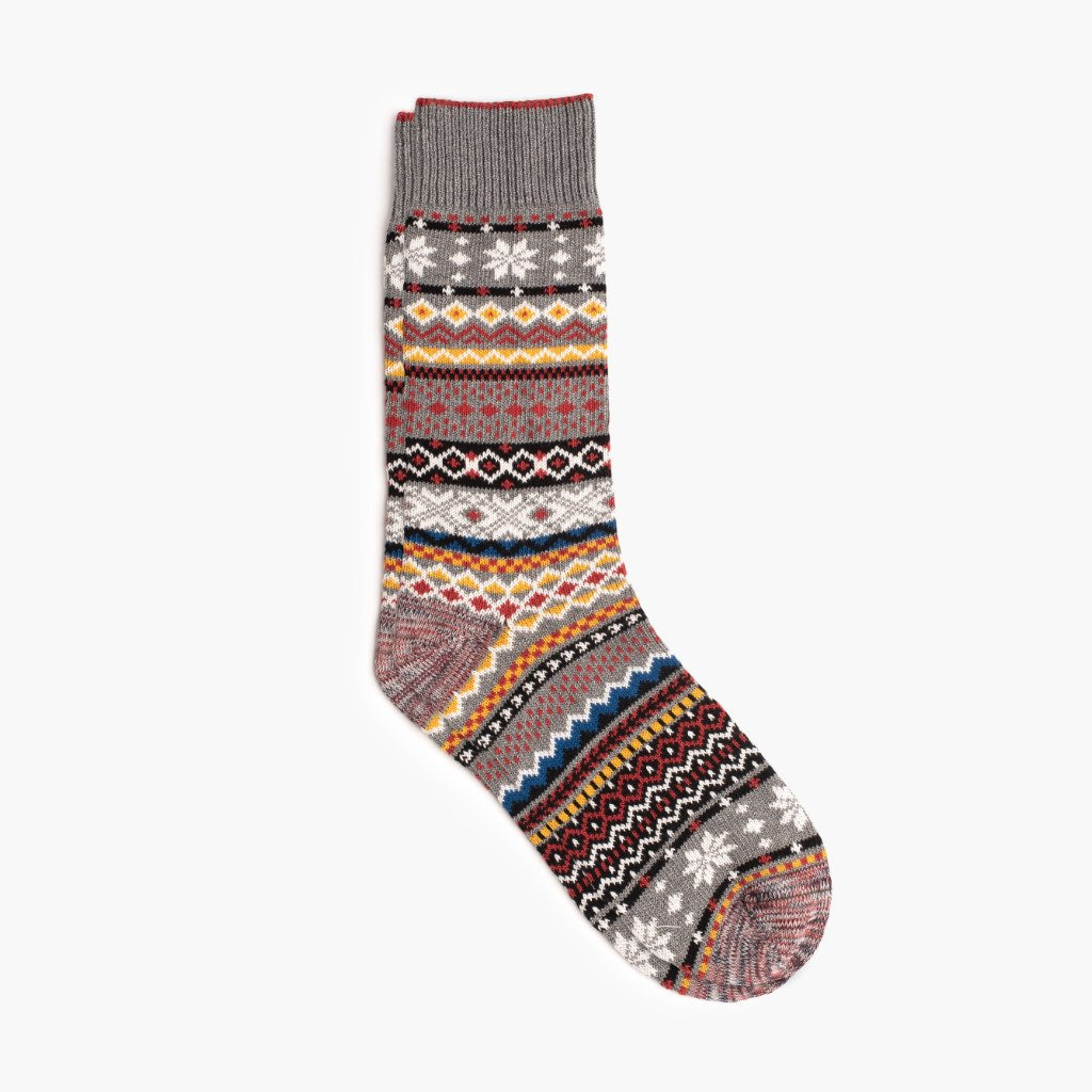 1024x1024-Men-Sodello-Norwegian-HeatherGrey-080921-1 Men's Norwegian Sock | Heather Grey - Image 1