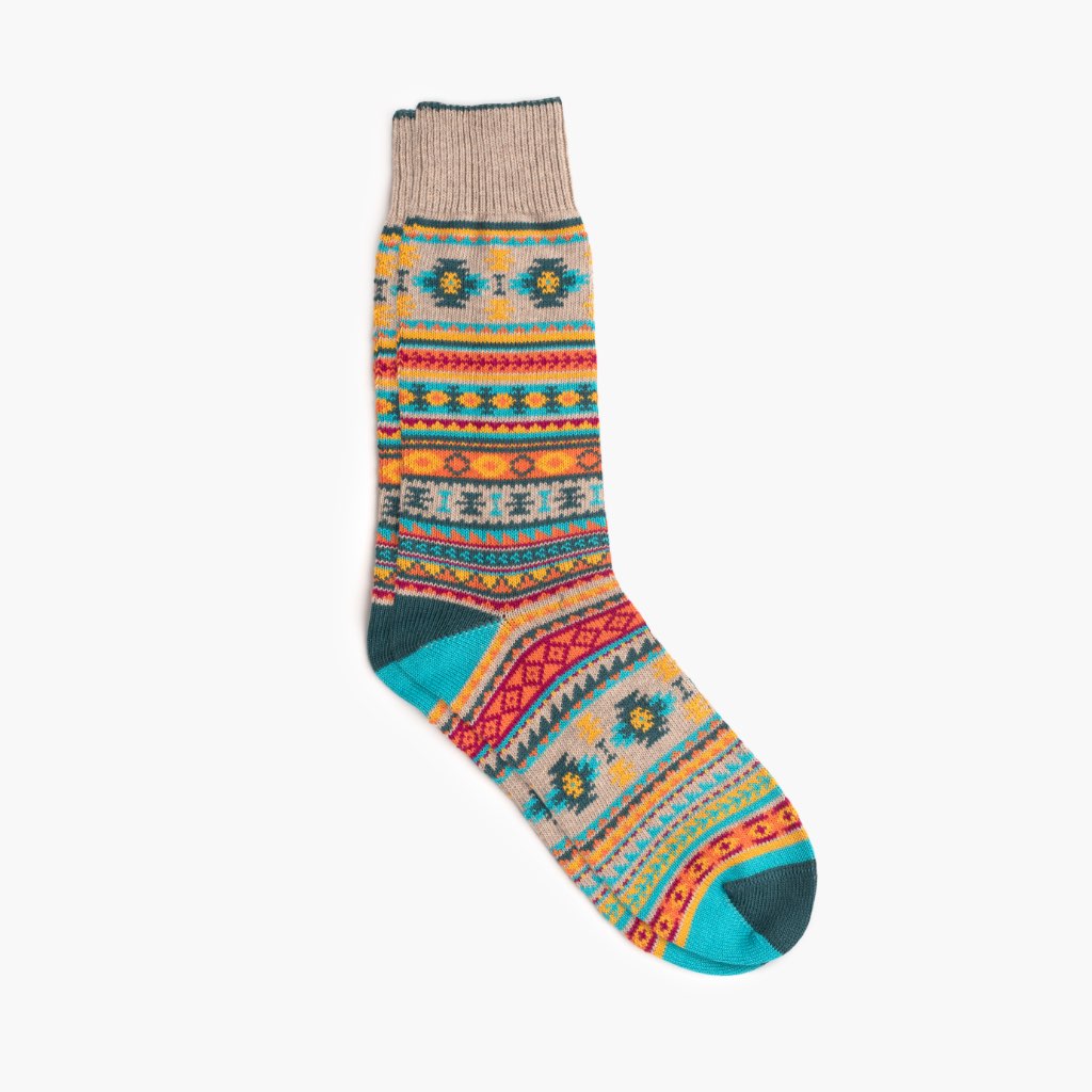 1024x1024-Men-Sodello-SouthernSun-Oatmeal-080921-1 Men's Southern Sun Sock | Oatmeal - Image 1