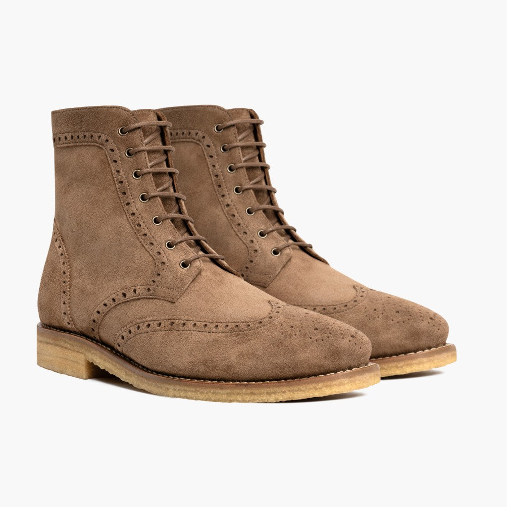 1024x1024-Men-Wingtip-CaramelSuede-101622-3.4 Wingtip | Caramel Suede - Image 1