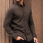 Everyday Button-Down Shirt | Brown - Image 6