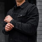Denim Trucker Jacket | Pitch Black - Image 2