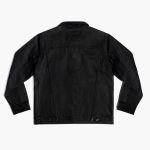 Selvedge Denim Trucker Jacket | Black - Image 6