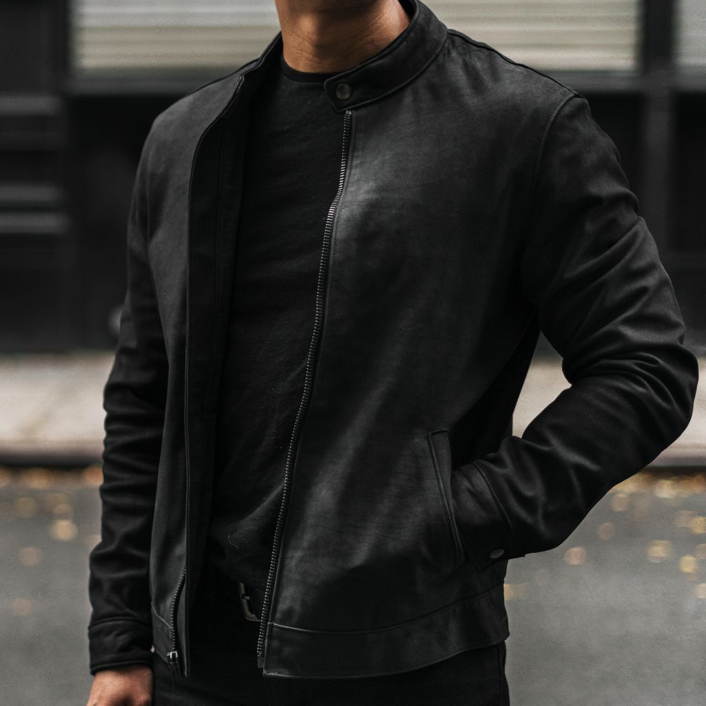 1024x1024-Mens-RacerJacket-BlackMatte-011624-1 Racer Jacket | Black Matte - Image 1