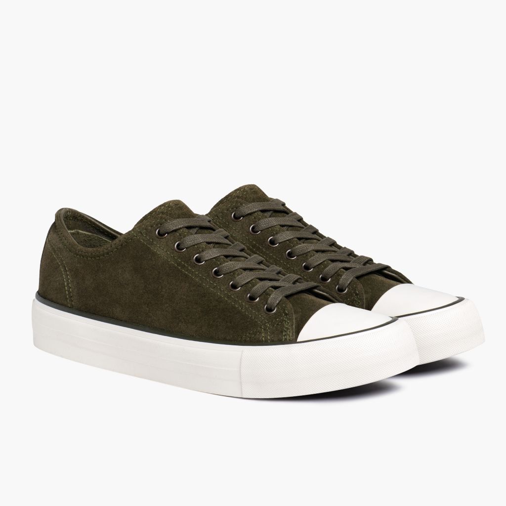 1024x1024-Mens-Retro-LowTop-Olive-012025-3.4 Retro Low Top | Olive - Image 1