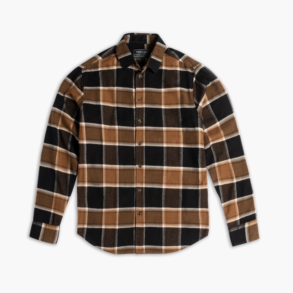 1024x1024-Mens-Shirts-ForeverFlannel-DarkRoast-101223-Front Forever Flannel Shirt | Dark Roast - Image 1