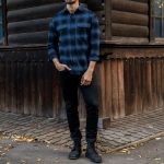 Summit Flannel Shirt | Navy - Image 8