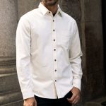 Solid Shirt | Off-White - Image 6