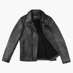[S] Motorcycle Jacket | Distressed Black - Image 5