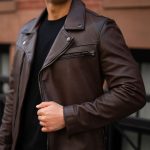[S] Motorcycle Jacket | Old English - Image 2