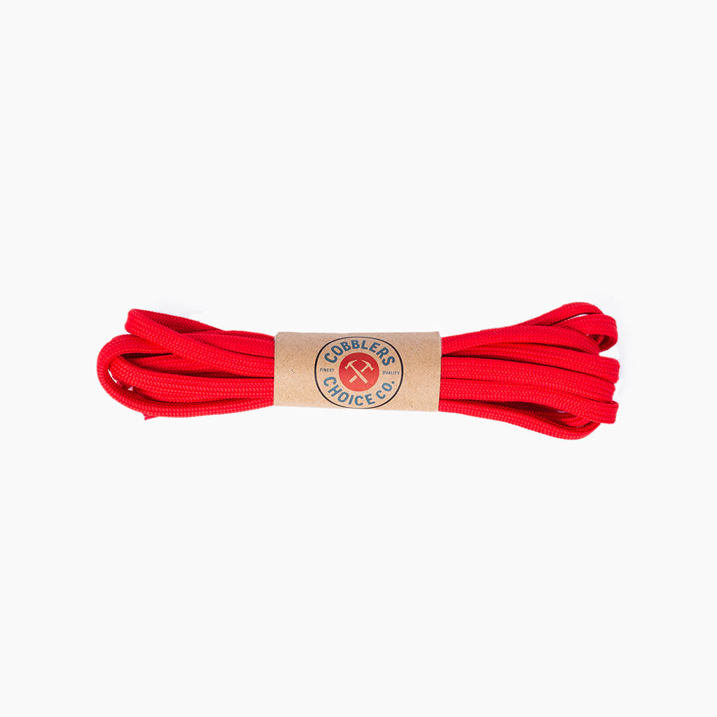 1024x1024-Nylon-Red Round Nylon Laces | Red - Image 1