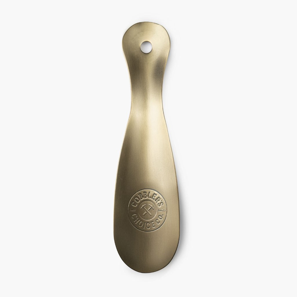 1024x1024-ShoeHorn-Brass-1 Cobbler's Choice Metal Shoe Horn | Brushed Brass - Image 1
