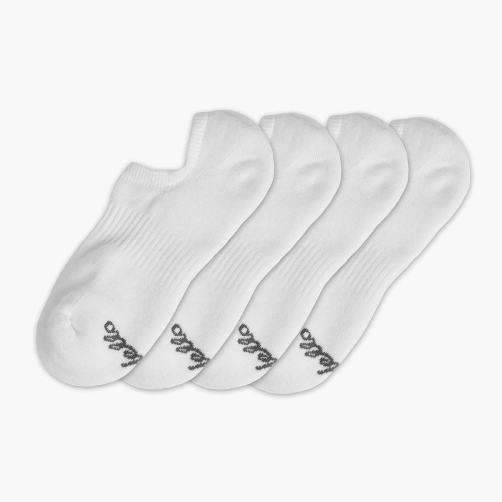1024x1024-Sodello-NoShow-White-4Pack-092723-1_8d9af451-26cb-408e-943e-b68e5cbfc06e Women's Classic No Show Sock | White 4-Pack - Image 1