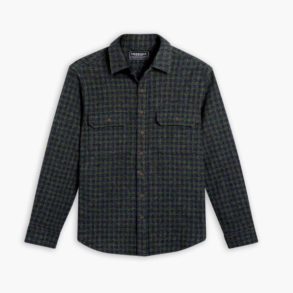 1024x1024-SummitFlannel-Pine-121024-Front Summit Flannel Shirt | Pine - Image 1