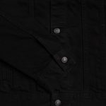 Denim Trucker Jacket | Black - Image 8