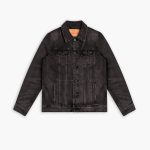 Denim Trucker Jacket | Faded Black - Image 4