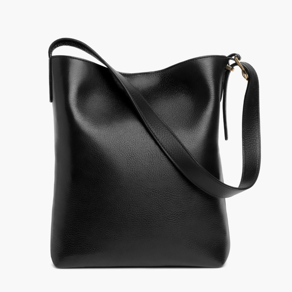 1024x1024-Women-BucketBag-BlackGold-091024-FrontClosed_b2fd6a3d-e42d-4f78-ad73-75d03b0acbc7 Bucket Bag | Black & Gold - Image 1