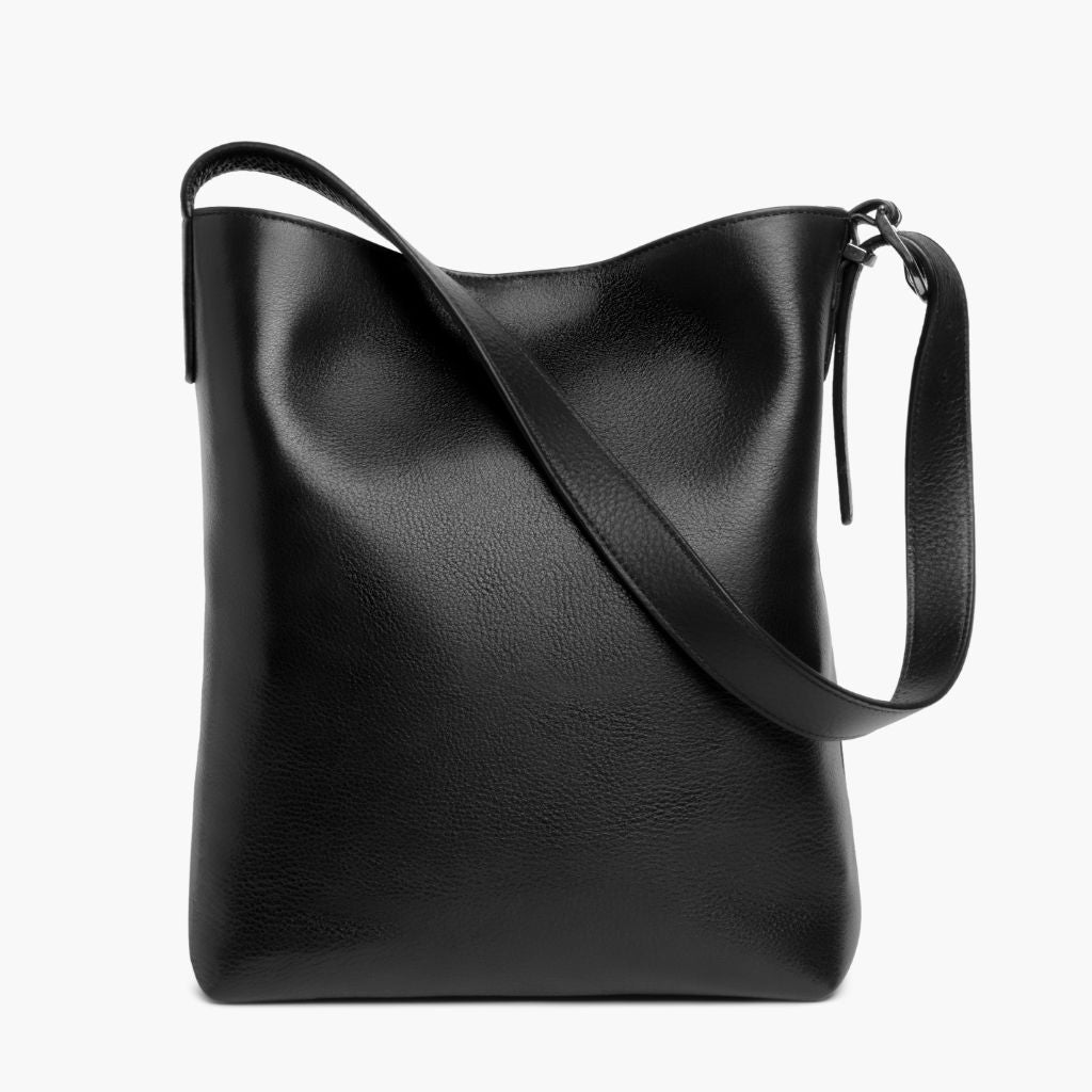 1024x1024-Women-BucketBag-BlackSilver-091024-FrontClosed_c0ebe67c-611e-4da2-8951-936098d3a33a Bucket Bag | Black & Silver - Image 1