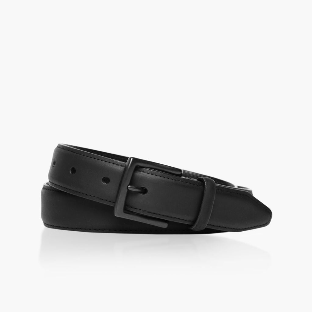 1024x1024-Women-ClassicBelt-BlackMatte-012022-Wrapped Women's Classic Leather Belt | Black Matte - Image 1