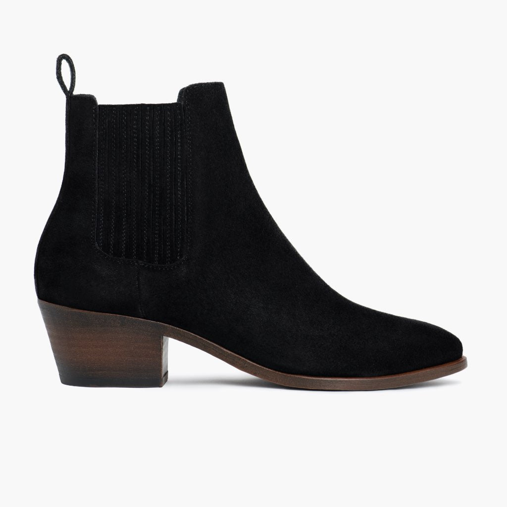 1024x1024-Women-DreamerBootie-Black-081321-Side Dreamer Bootie | Black Suede - Image 1