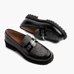 Penny | Black & Silver Herringbone - Image 4