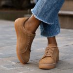 Women's Premier Low Top | Camel - Image 5