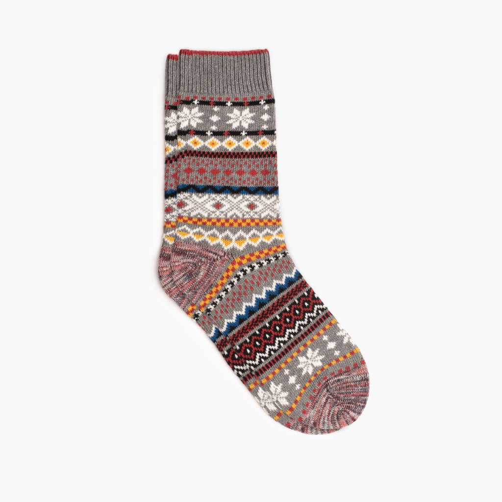 1024x1024-Women-Sodello-Norwegian-HeatherGrey-080921-1 Women's Norwegian Sock | Heather Grey - Image 1