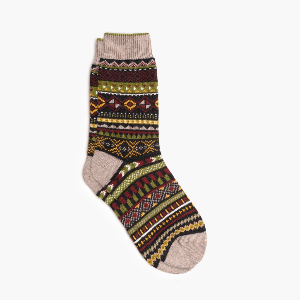 1024x1024-Women-Sodello-Tribal-Tortoise-080921-1 Women's Geo Sock | Tortoise - Image 1
