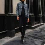 Denim Trucker Jacket | Faded Indigo - Image 3