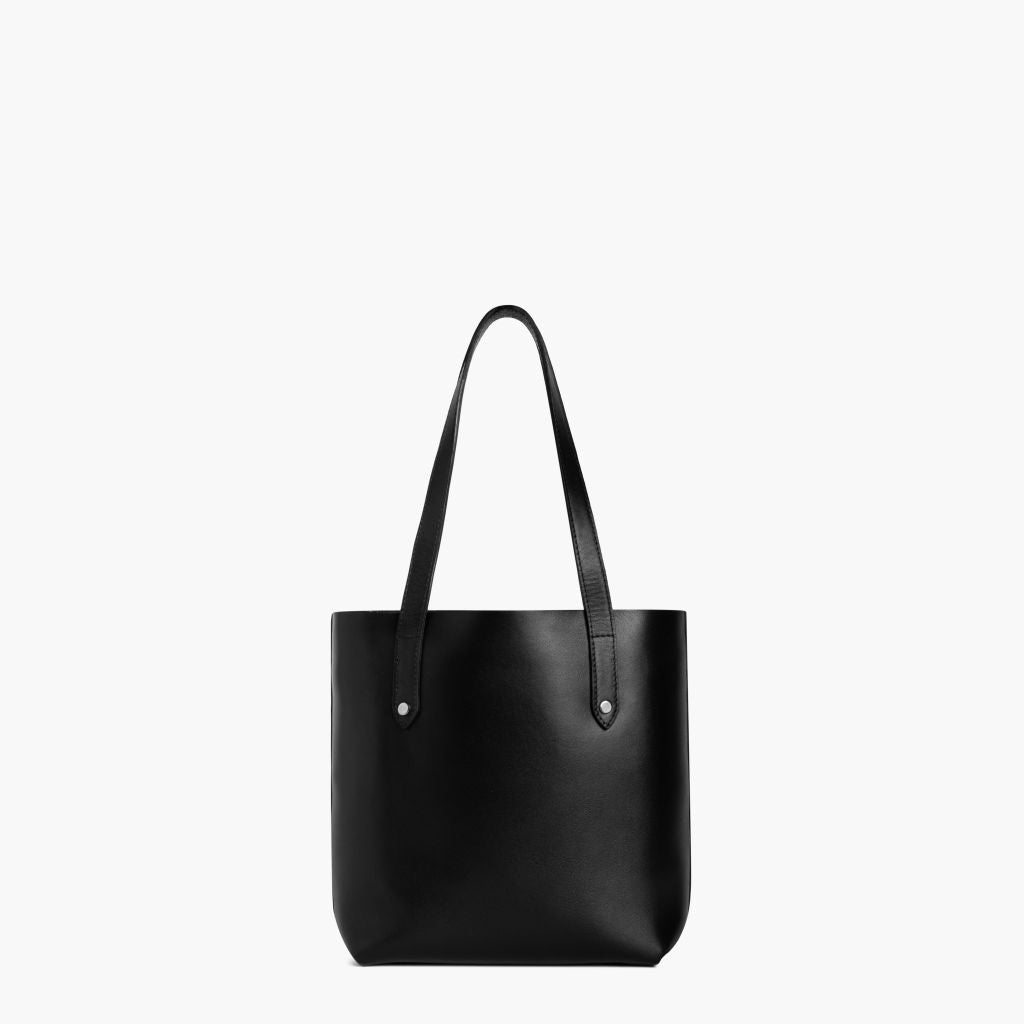 1024x1024-Womens-EverydayTote-BlackSilver-Small-101024-Front Everyday Tote | Black (S) (Silver) - Image 1