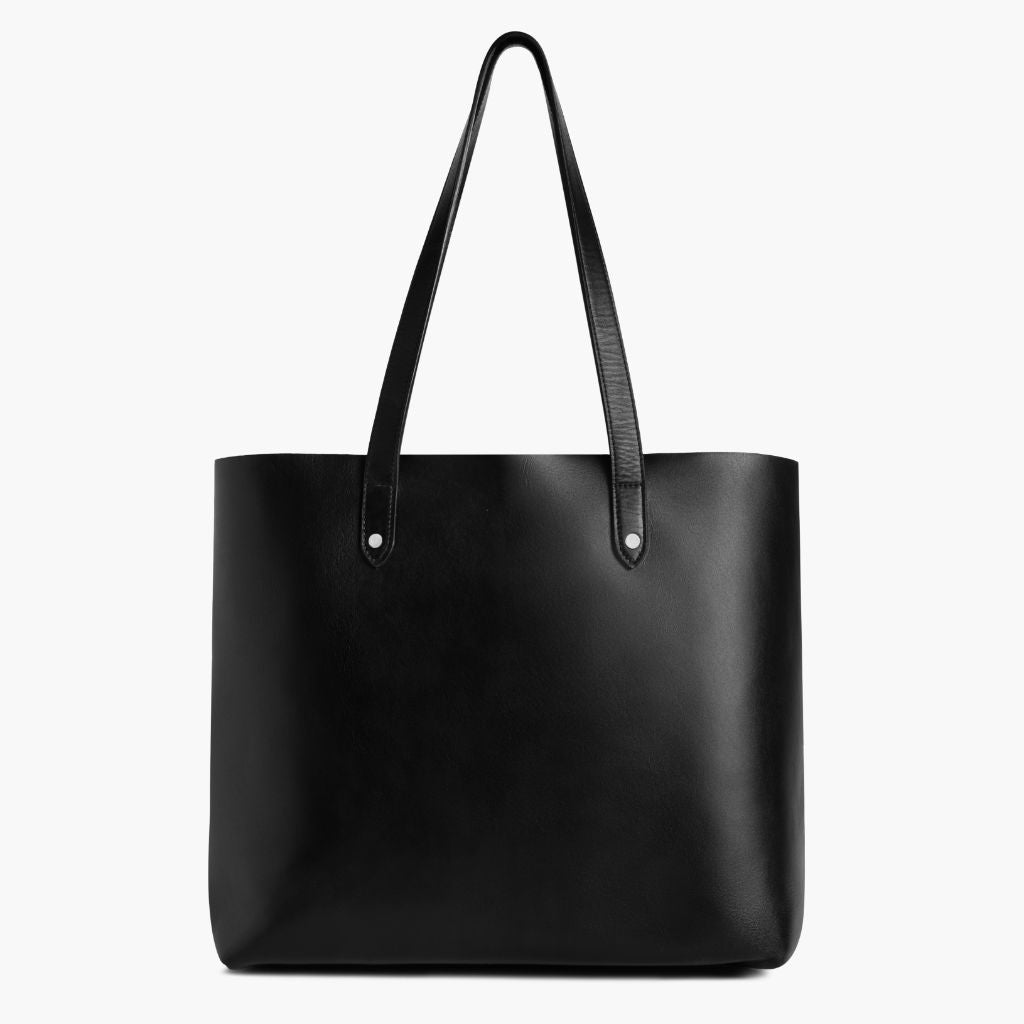 1024x1024-Womens-EverydayTote-BlackSilver-XL-101024-Front Everyday Tote | Black (XL) (Silver) - Image 1