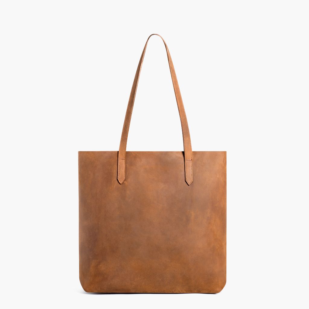 1024x1024-Womens-EverydayTote-VintageCognac-Large-022125-Front Everyday Tote | Vintage Cognac (L) - Image 1