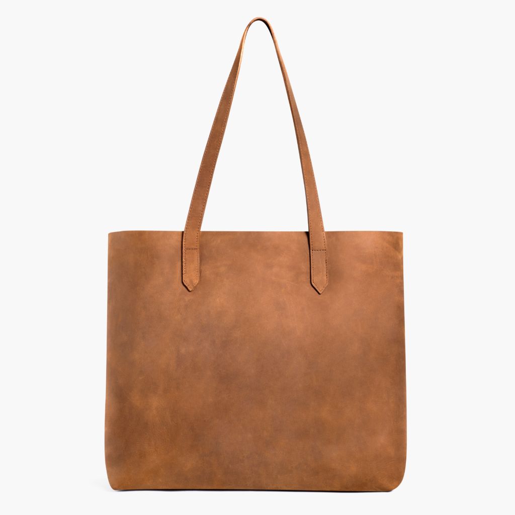 1024x1024-Womens-EverydayTote-VintageCognac-XLarge-022125-Front Everyday Tote | Vintage Cognac (XL) - Image 1