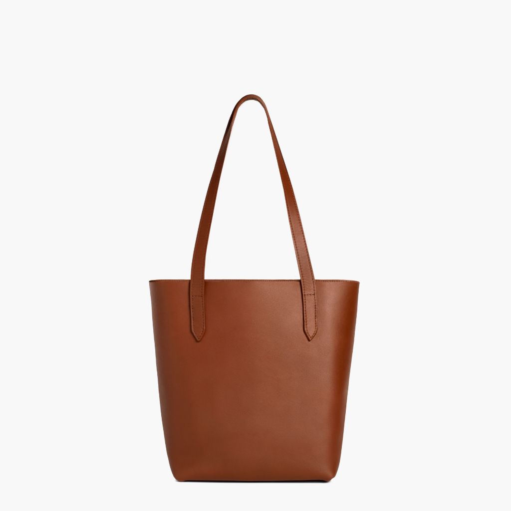 1024x1024-Womens-EverydayTote-Zip-Cuero-Medium-110824-Front Everyday Tote | Cuero (M) (Zipper) - Image 1